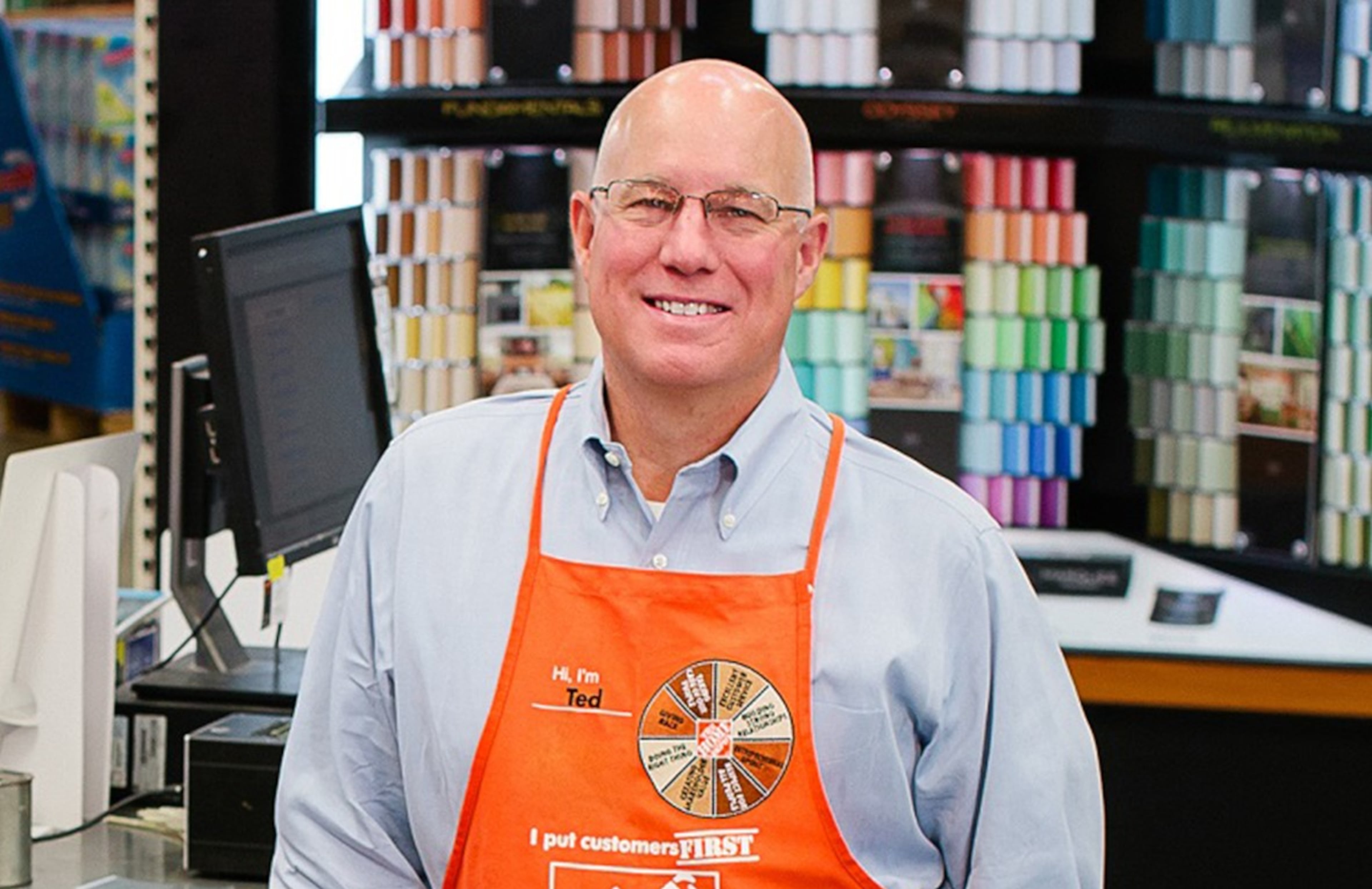 Home Depot President and COO Ted Decker, 58, was also named CEO for the building supply giant, the largest company based in Georgia. (Courtesy of Home Depot 2022)