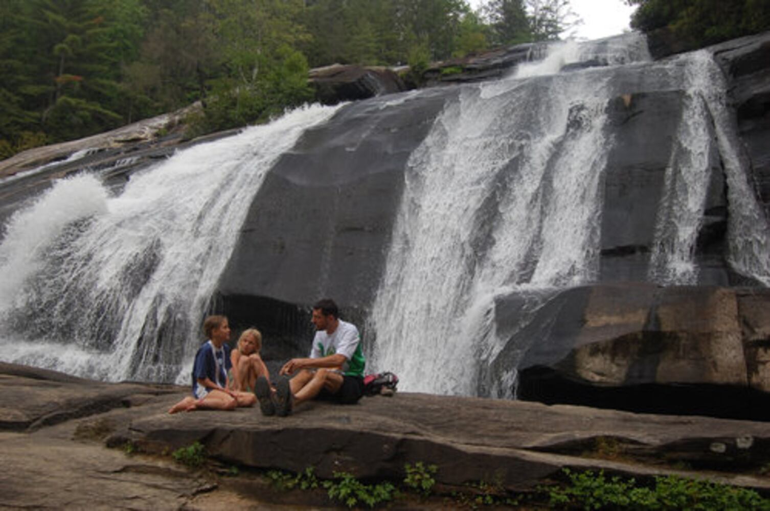 Splendor of DuPont Forest waterfalls