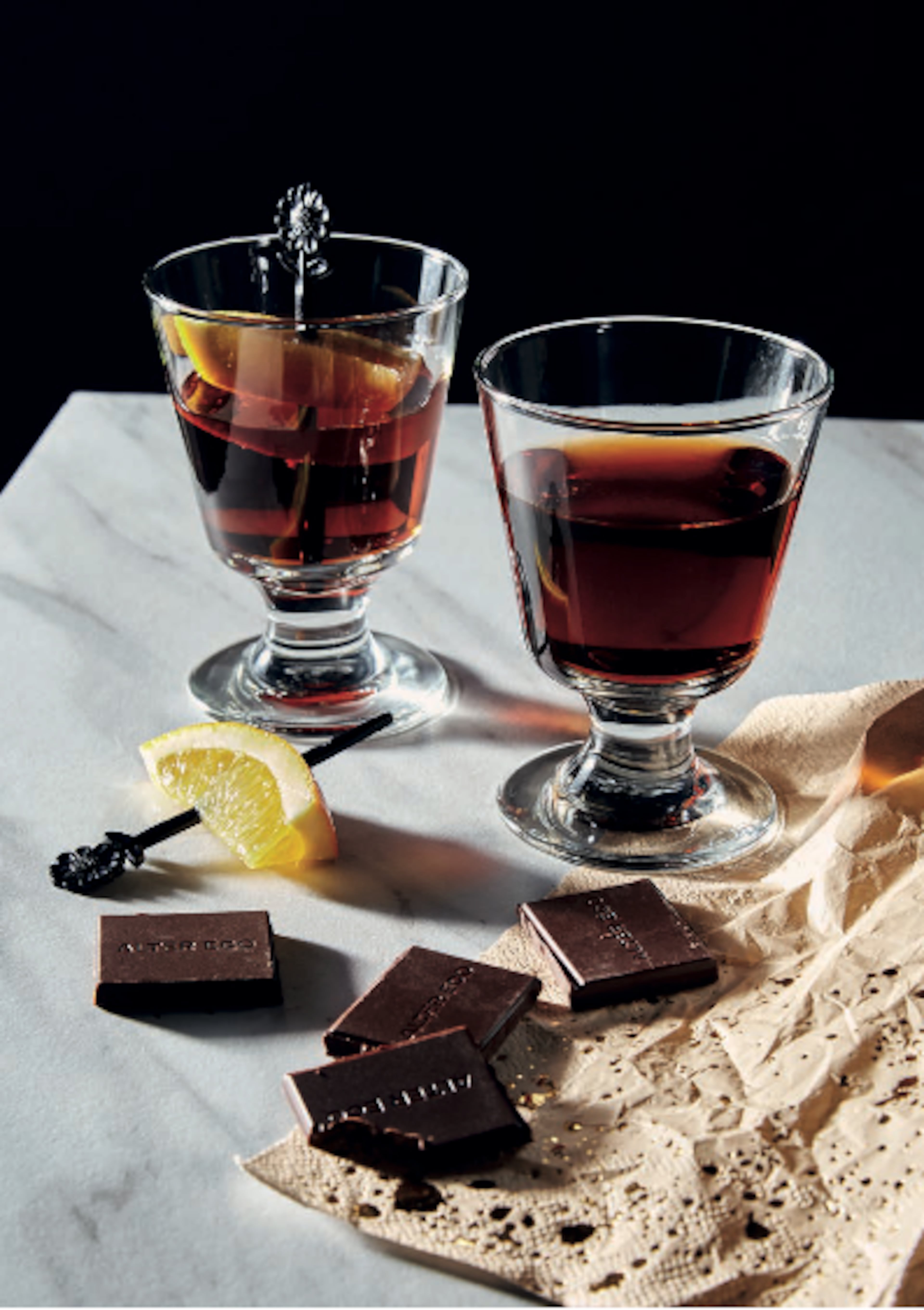 Author Kara Newman describes her Chocolate Negroni recipe as “not too sweet.” (Courtesy)