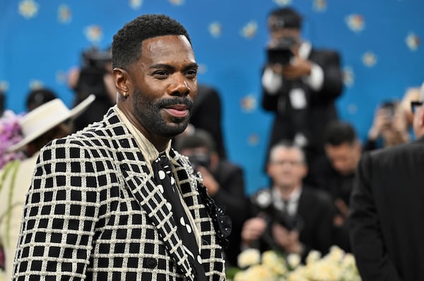 Colman Domingo attends The Metropolitan Museum of Art's Costume Institute benefit gala celebrating the opening of the "Superfine: Tailoring Black Style" exhibition on Monday, May 5, 2025, in New York. (Photo by Evan Agostini/Invision/AP)