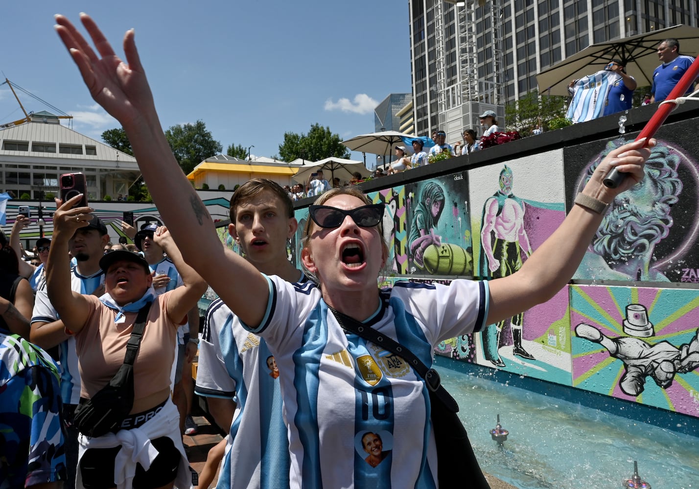 Word Cup Fans : Argentina vs England