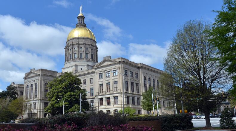 Georgia's state Capitol (AJC file/Brant Sanderlin)