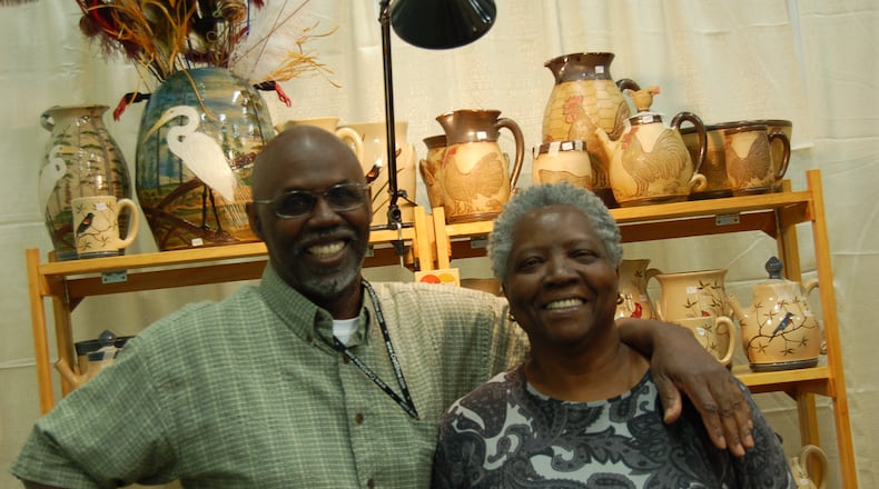 Winton and Rosa Eugene of Cowpens, S.C., will show their wares at the Folk Pottery Museum of Northeast Georgia’s seventh annual show and sale on Sept. 5. CONTRIBUTED BY FOLK POTTERY MUSEUM OF NORTHEAST GEORGIA