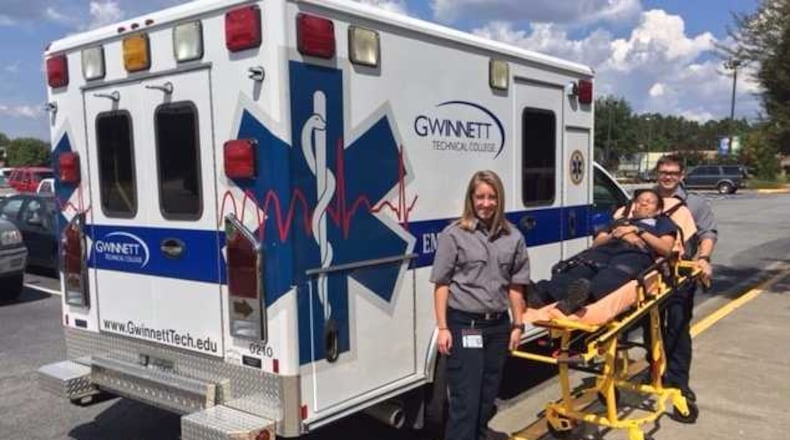 Gwinnett Tech’s EMS program has a 100 percent National Registry Paramedic exam pass-rate and a 100 percent job-placement-rate.
