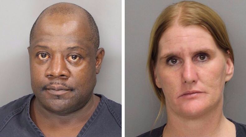 Darron Webb (left), Danielle Holman