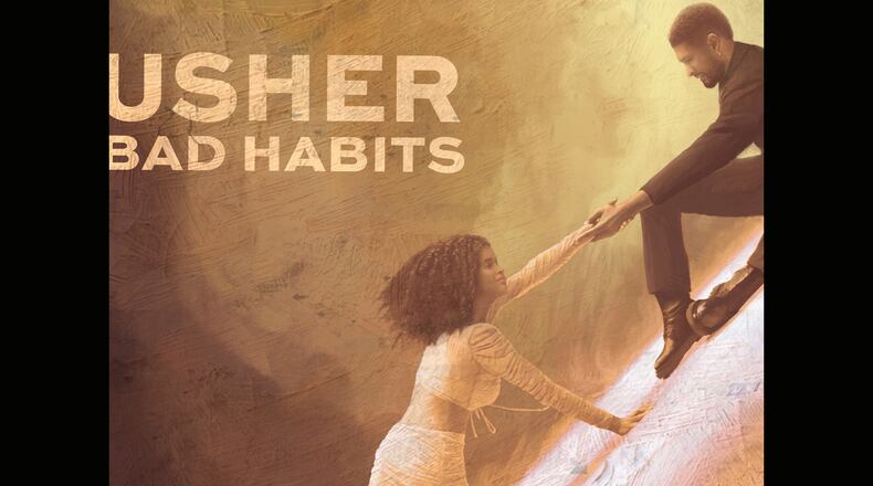 The cover of Usher's new single, "Bad Habits."