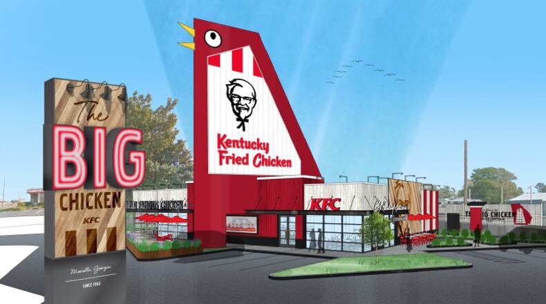 The Big Chicken in Marietta is getting a makeover that will close the restaurant for 12 weeks.