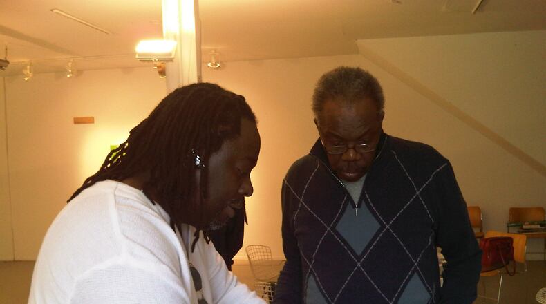 Kevin Cole (left) and Sam Gilliam.