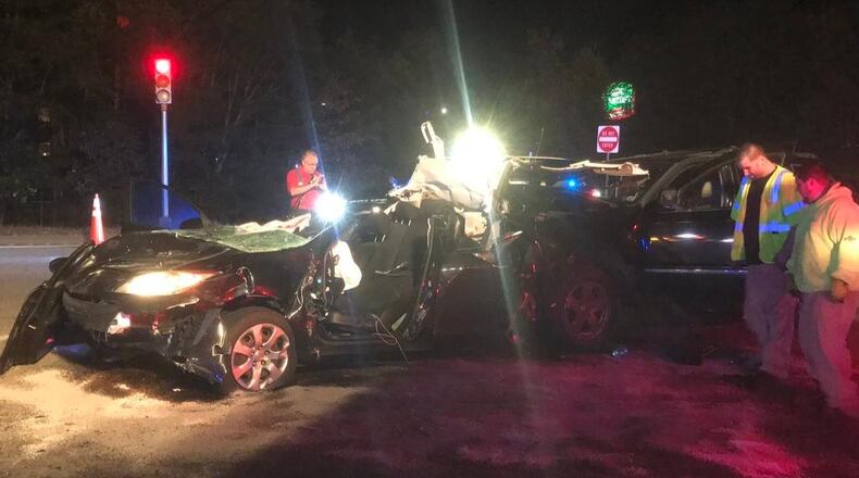 Patriots linebacker Harvy Langi was involved in a car crash Friday. (Photo: Foxborough Fire Department)