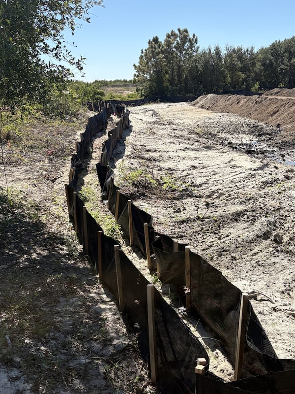Construction on a beautification project at St. Simons Island's Coast Guard Park began in September and includes expanding the park's footprint along a dune field that lies between the park and East Beach. (Photo provided)