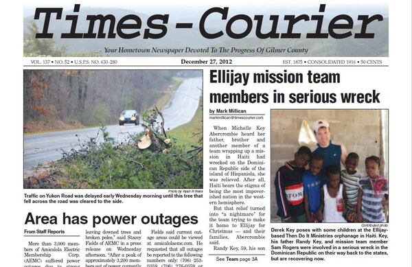 At a time when Derek Key was under bond conditions to avoid areas where minors congregate, he appeared with a group of Haitian children on the front page of a local newspaper. SPECIAL