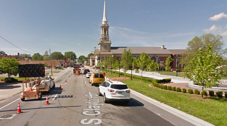 Lawrenceville recently approved $161,280 to install primary electric cable and equipment under South Clayton Street from Nash Street to The Lawrenceville Lawn. Google Maps