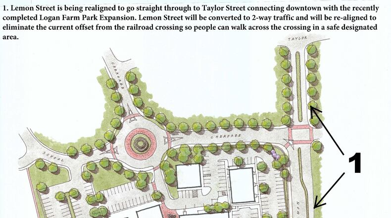 In preparation for construction of the pedestrian bridge, the Lemon Street railroad crossing in Acworth was closed Jan. 8. Courtesy of Acworth