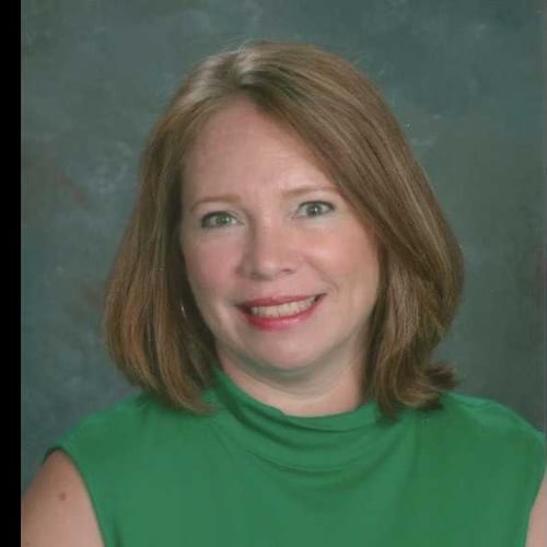 Georgia teacher Michelle Mickens was urged to resign after making a Facebook post about conservative activist Charlie Kirk. Now she's suing the Oglethorpe County School System for violating her First Amendment rights. (Ccourtesy Southern Poverty Law Center)