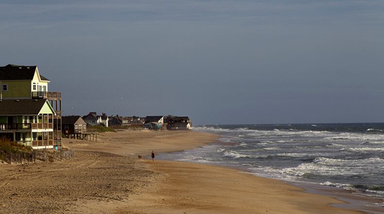 Outer Banks beaches are being swallowed up, according to a new report.