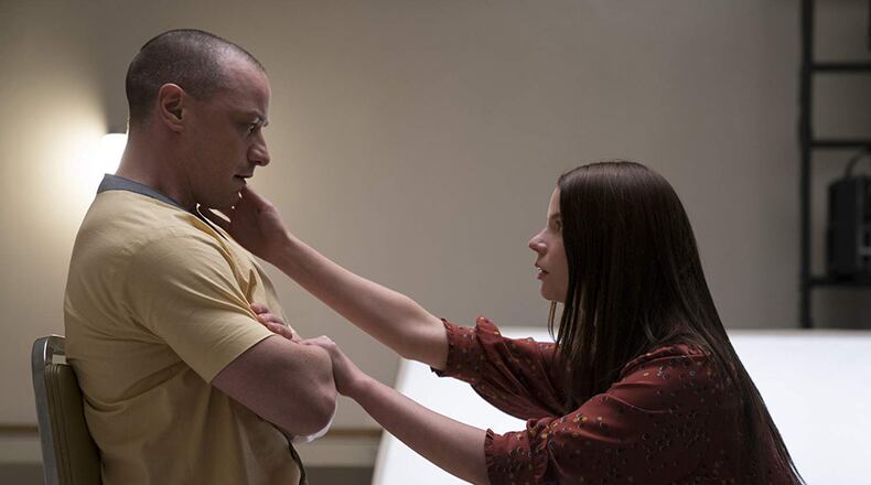 James McAvoy and Anya Taylor-Joy star in “Glass.” Jessica Kourkounis/Universal Pictures/TNS
