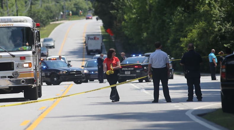 Clayton County police were investigating a fatal shooting on Mon., May 23, 2016. BEN GRAY / BGRAY@AJC.COM