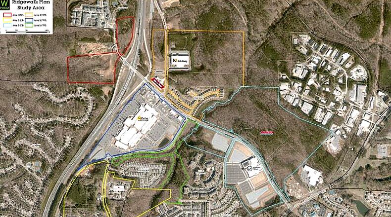 Future development in the Ridgewalk Parkway Corridor in Woodstock is the subject of a public meeting set for 6 p.m. Thursday, Sept. 27 in the Chambers at City Center, Woodstock. CITY OF WOODSTOCK