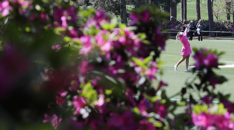 After 2020's November compromise to COVID, the Augusta National Women's Amateur - and the azaleas - are back for a Masters week in April. “Curtis Compton / Curtis.Compton@ajc.com”