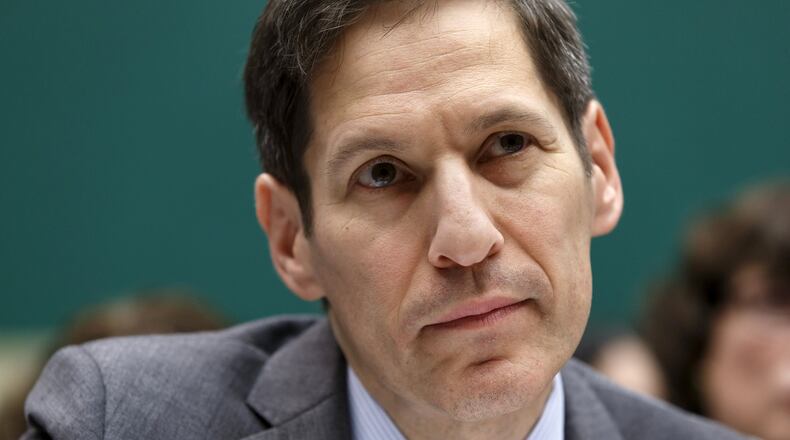 Dr. Tom Frieden, director of the Atlanta-based Centers for Disease Control and Prevention. (J. Scott Applewhite / October 2014 AP file photo)