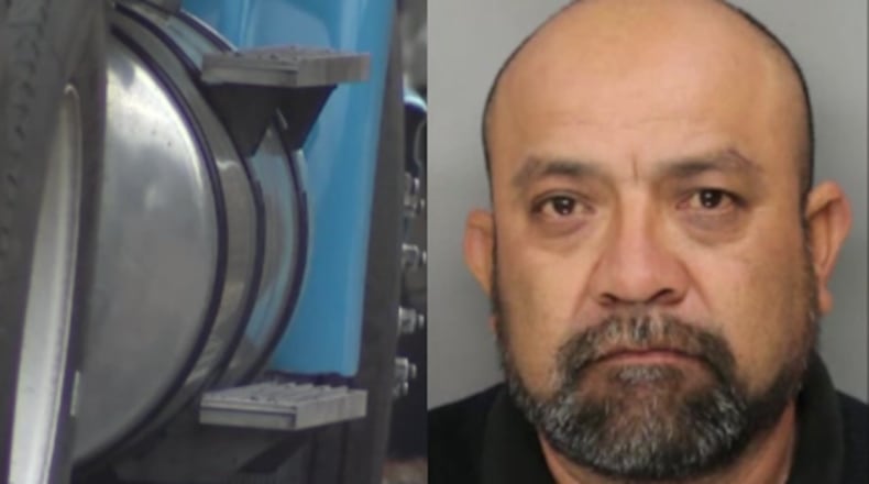 Roqulio Garcia is accused of trafficking liquid methamphetamine from Mexico to Cobb County inside a semi truck's gas tank.