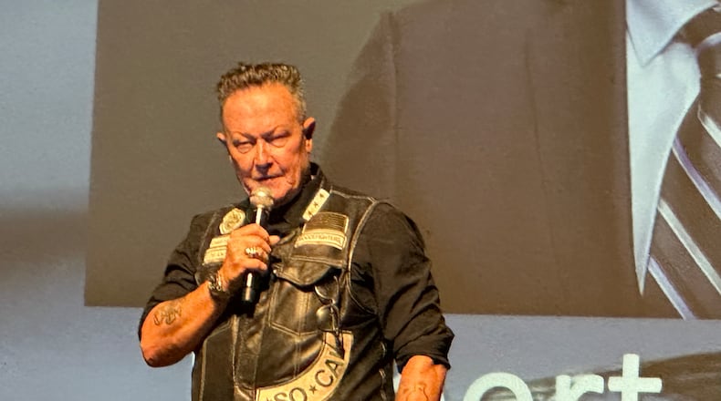 Marietta native and actor Robert Patrick ("1923," "Terminator 2") was bestowed an lifetime achievement award by the Cobb International Film Festival on Sunday, August 4, 2024 at The Strand Theatre in Marietta. RODNEY HO/rho@ajc.com