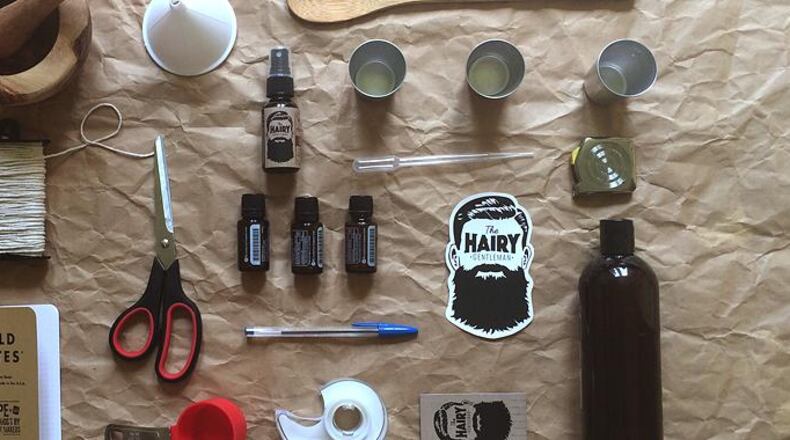 Almost all of the products from The Hairy Gentlemen can sub in for cologne.