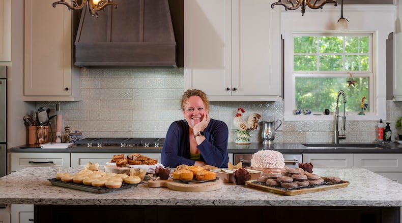 Baker Jen Leifheit-Little of A Little Baked Bakery in Ellijay learned to bake by watching her grandmothers and mom. Courtesy of Lauren Liz Photo