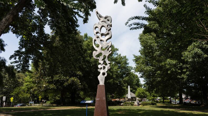 The Roswell Arts Fund asks residents to take an online survey and post to Instagram images unique to the city, such as this example of public art. ROSWELL ARTS FUND