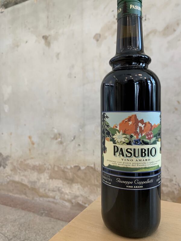 With a backbone of aged wine, Pasubio Vino Amaro imparts flavors of alpine herbs and flowers.
(Courtesy of Elemental Spirits)