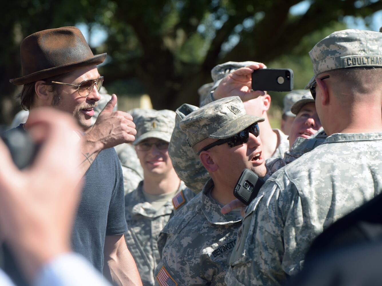 Special screening of 'Fury', a World War II era movie