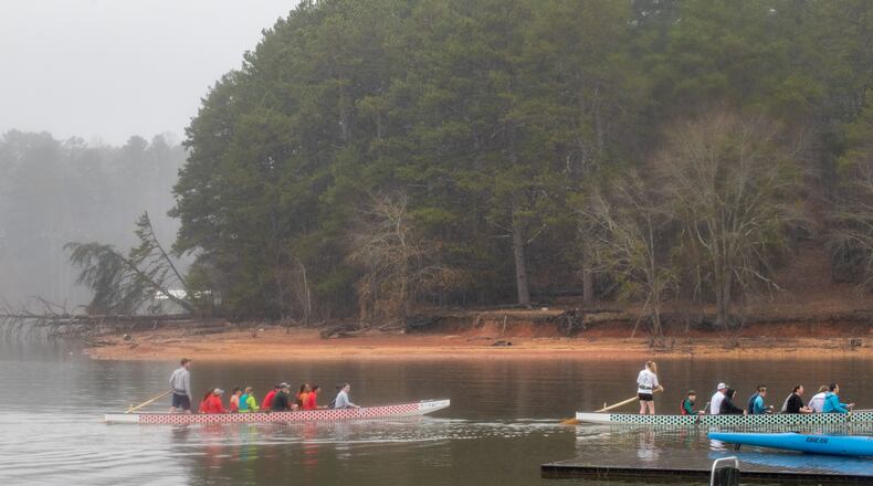 There is a chance Lake Lanier and Buford Dam could be renamed because they were named after people with Confederate ties. The possibility has already drawn objections in the area around the lake, as well as in Washington. (Jenni Girtman for The Atlanta Journal-Constitution)