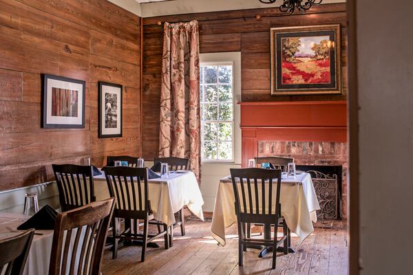 Cuddle up near 150-year-old fireplaces at Milton's Cuisine & Cocktails. 