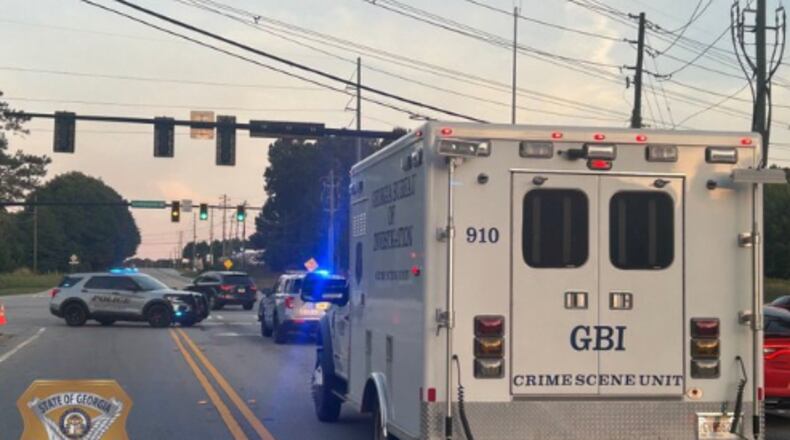 The GBI is investigating after Henry County police shot at a man who allegedly rammed a patrol vehicle with a stolen truck Saturday afternoon near Stockbridge, officials said.