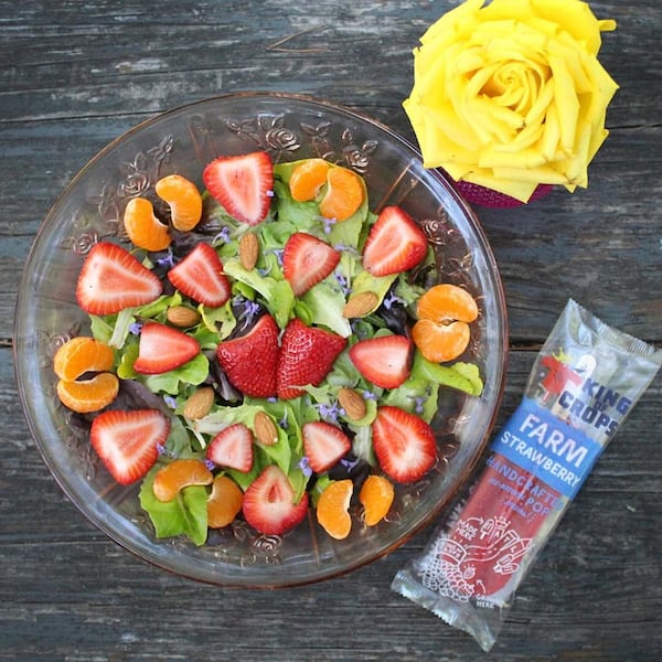 Capture the essence of strawberries in a pop with a King of Pops strawberry pop recipe. (Danielle Maskery) 
