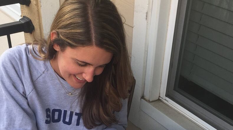 Sarah Funderburk, co-owner of the PR firm SPR Atlanta, recently ordered an adult coloring book, and loves it. SPECIAL TO THE AJC.