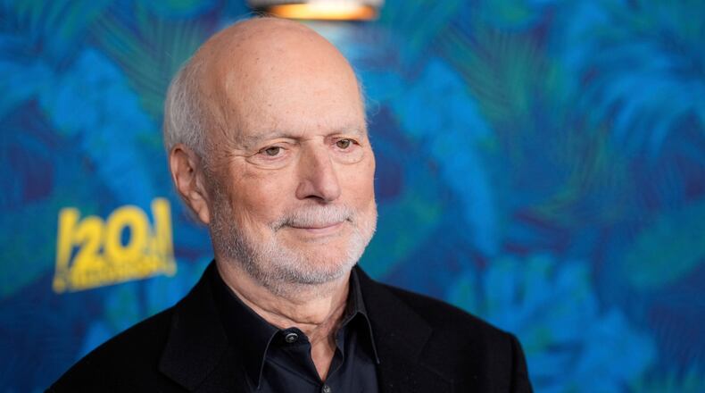 FILE - James Burrows, the director and executive producer of, "Mid-Century Modern," poses at the premiere of the Hulu series on March 25, 2025, at the Directors Guild of America in Los Angeles. (AP Photo/Chris Pizzello, File)