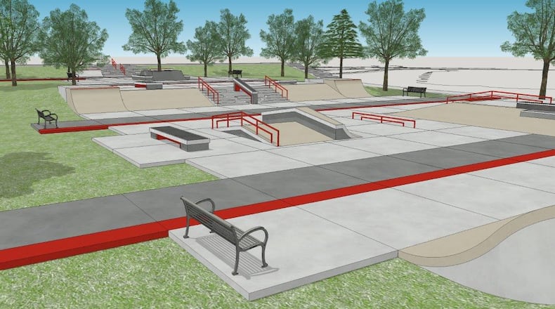 LaGrange has finalized plans for a downtown skate park. CONTRIBUTED