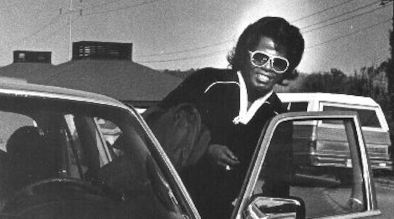 James Brown on Oct. 24, 1980. AJC file photo: W.A. BRIDGES, JR.