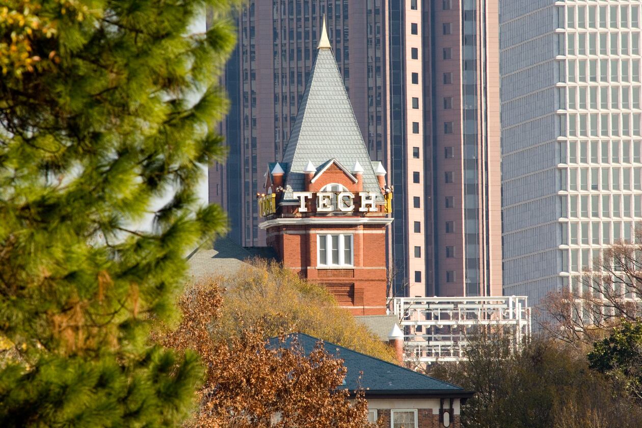Officers conducted searches across the Georgia Tech campus for the missing first-year student, as well as in Piedmont Park and Buckhead. (Courtesy of Georgia Tech Institute Communications)