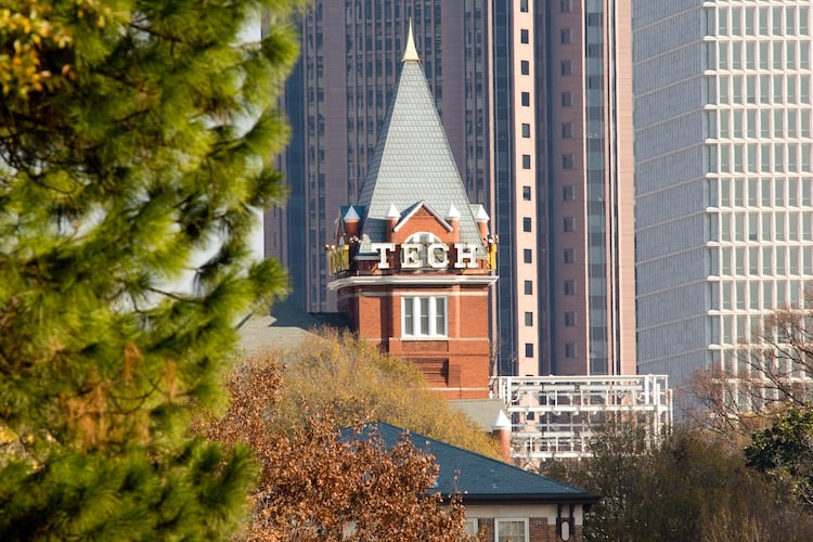 Officers conducted searches across the Georgia Tech campus for the missing first-year student, as well as in Piedmont Park and Buckhead. (Courtesy of Georgia Tech Institute Communications)