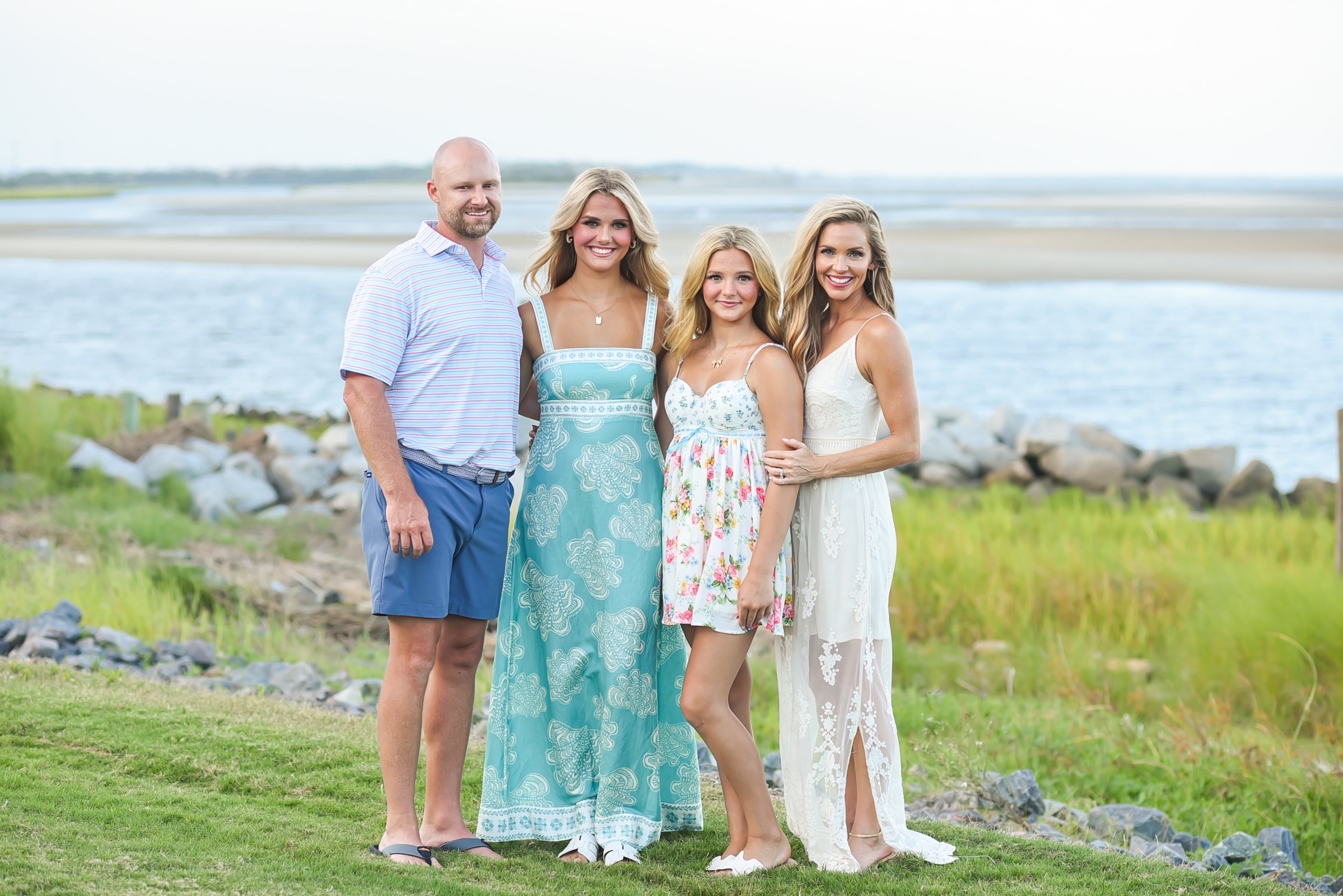 Mrs. America 2025 Paige Ewing of Buford with her family, husband Michael and daughters Charlotte and Avery. (Contributed by Paige Ewing)
