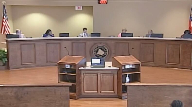 The July 18 meeting of the Henry County Board of Commissioners.