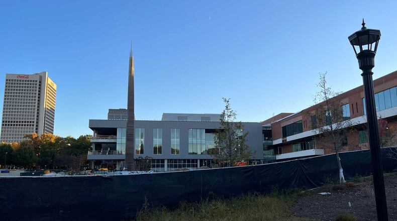 Georgia Tech officials want to rename its student center, which is currently being renovated, after John Lewis, the civil rights activist and congressman, who represented the area that included the campus for more than two decades until his death in 2020. (Eric Stirgus/eric.stirgus@ajc.com)