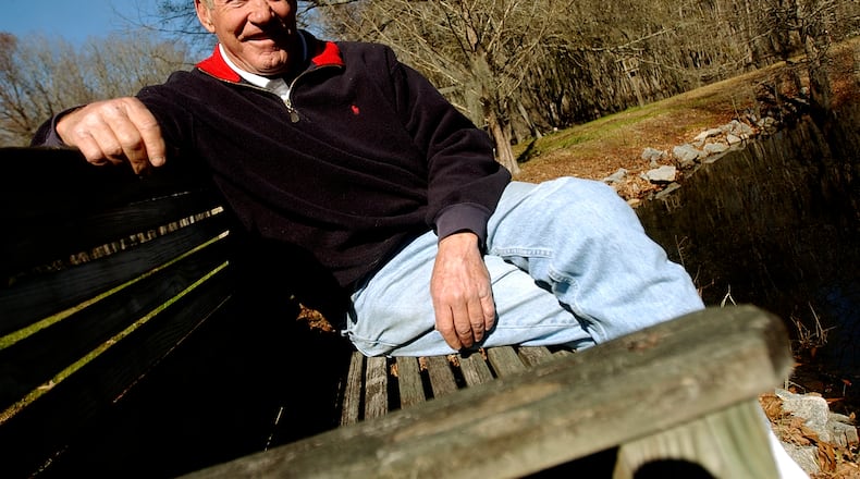 Pictured in Denmark, S.C., on Jan. 31, 2007  Alex Hawkins played for the University of South Carolina and was the NFL's first special-teams captain with the Baltimore  Colts, playing his last NFL game in the Super Bowl against Joe Namath's Jets.  Hawkins died Tuesday, Sept. 12, 2017, at age 80. (Jeff Blake / The State)