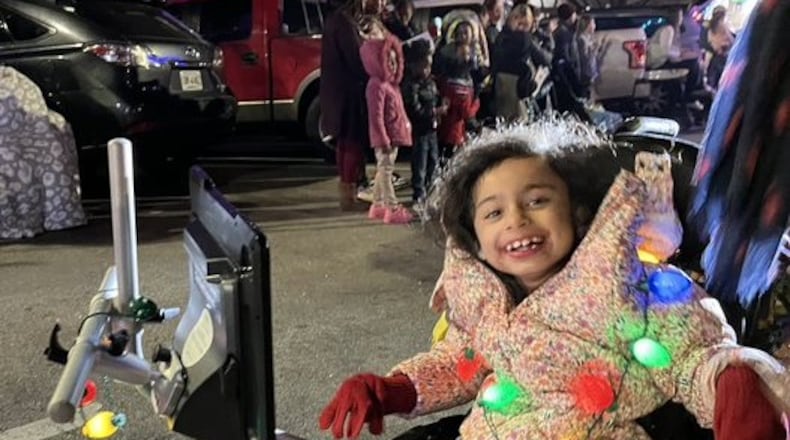 To attend camp, Kalika, 5, who has a rare neurological disorder, would need a parent or sitter to accompany her because most camps lack provisions for children with significant disabilities, according to her mother. (Courtesy photo)