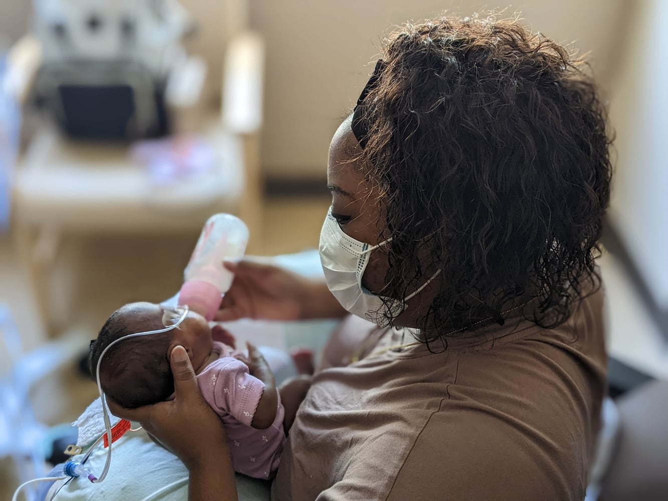 Audreona Scott and baby