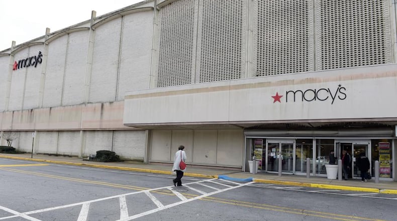The now-closed Macy's North DeKalb Mall store on January 7, 2015.