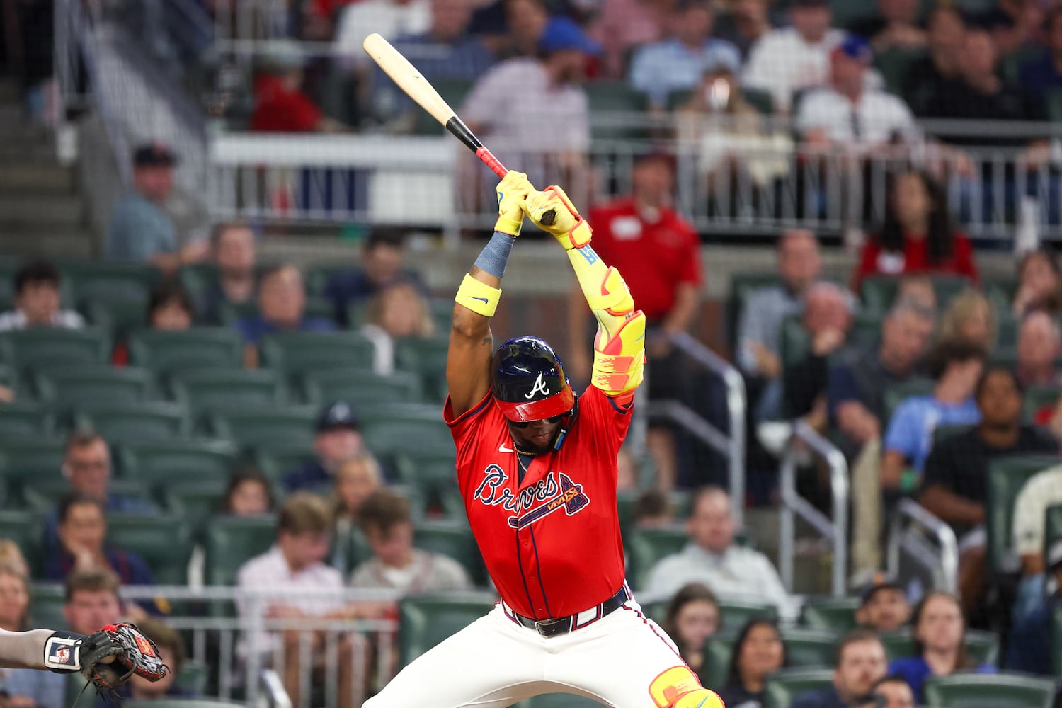 Photos from Braves-Red Sox game 