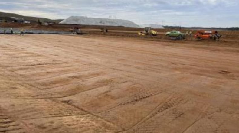 By June 1, a $21 million replacement for the waste disposal area of 22 acres is expected to eliminate odors affecting residents in the Rock Mill neighborhood from the other waste disposal area that was closest to them. (Courtesy of DeKalb County)